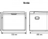 Компрессорный автохолодильник Indel B TB 45A (45л)