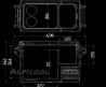 Компрессорный автохолодильник Alpicool CF-45 (45 л.) 12-24-220В