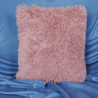  Наволочка декоративная бамбуковая светло-розовая 50х50 см. H-01
