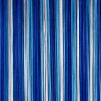 Кисея шторы, радуга синий, голубой, белый TT-306