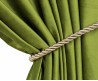 Комплект штор блэкаут на ленте ткань Бархат, Зеленые