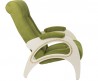 Кресло для отдыха модель 41 каркас Дуб шампань ткань Verona Apple Green
