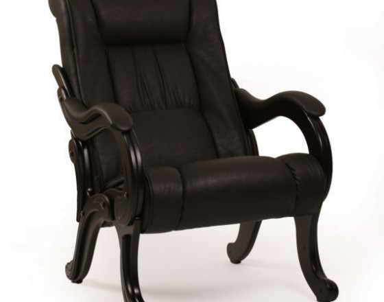 Кресло для отдыха модель 71 каркас Венге экокожа Дунди-108 ﻿