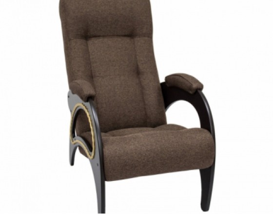 Кресло для отдыха модель 41 каркас Венге ткань Мальта-15