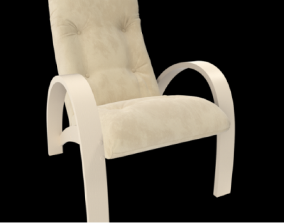 Кресло для отдыха модель S7 каркас Дуб шампань ткань Verona Vanilla