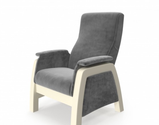 Кресло глайдер модель Balance-1 каркас дуб шампань ткань Verona Antrazite Grey