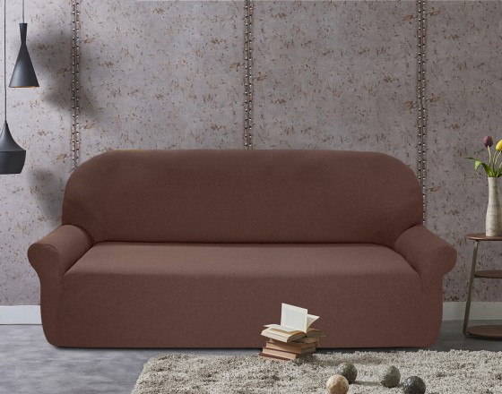 Чехол на пятиместный диван универсальный Нью-Йорк Чоколато
