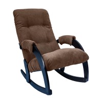Кресло-качалка 67 каркас Венге, ткань Verona Brown
