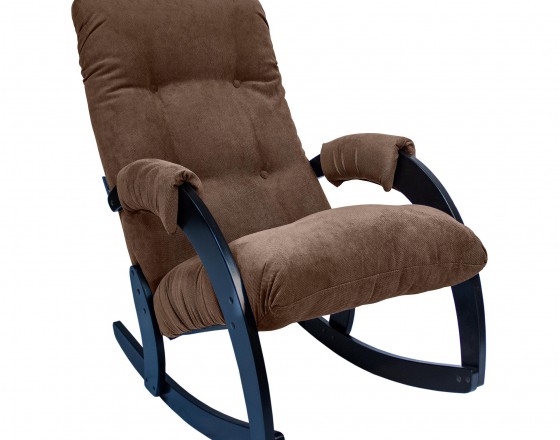 Кресло-качалка 67 каркас Венге, ткань Verona Brown