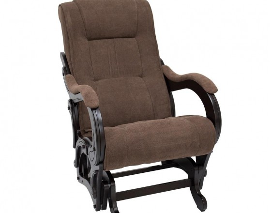 Кресло-качалка глайдер 78 каркас Венге, ткань Verona Brown