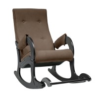 Кресло-качалка с подножкой 707, Венге, ткань Verona Brown