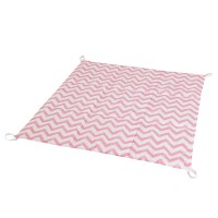 Стеганый игровой коврик Pink Zigzag