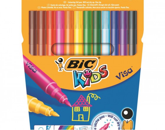 Фломастеры Bic Kids для рисования на ткани