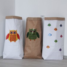 Эко-мешок для игрушек из крафт бумаги Funky Owl