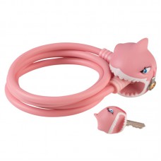 Замок велосипедный Pink Shark (Розовая Акула) Crazy Safety