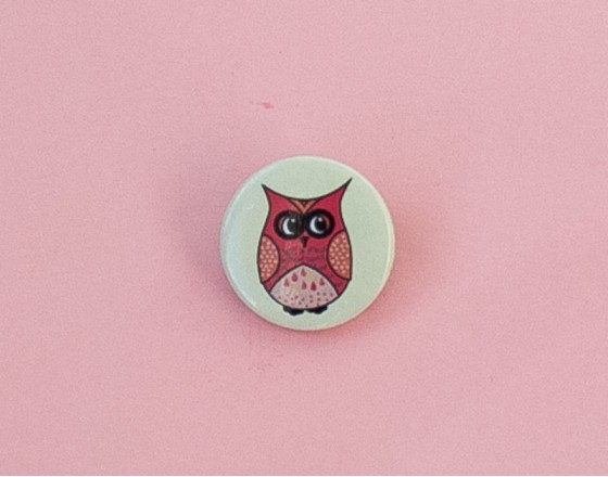 Значок Pink Owl