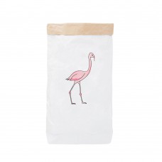 Эко-мешок для игрушек из крафт бумаги Flamingo