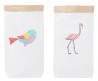 Эко-мешок для игрушек из крафт бумаги Flamingo
