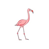 Декоративная наклейка Flamingo