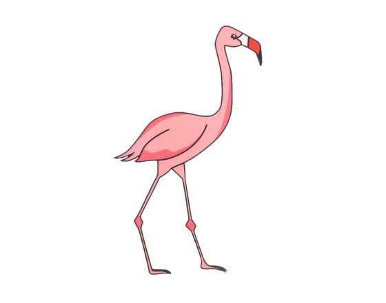 Декоративная наклейка Flamingo