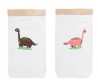 Эко-мешок для игрушек из крафт бумаги Бронтозавр Андрей