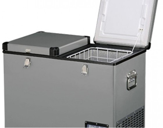 Компрессорный автохолодильник Indel B TB 92DD Steel (92л)