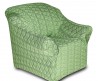 Чехол на угловой диван и кресло Жаккард Лист, зеленый