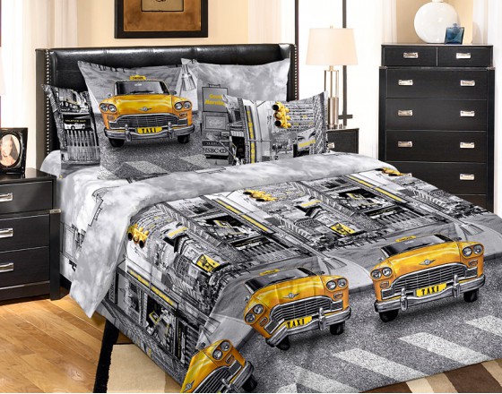 Комплект постельного белья Такси  